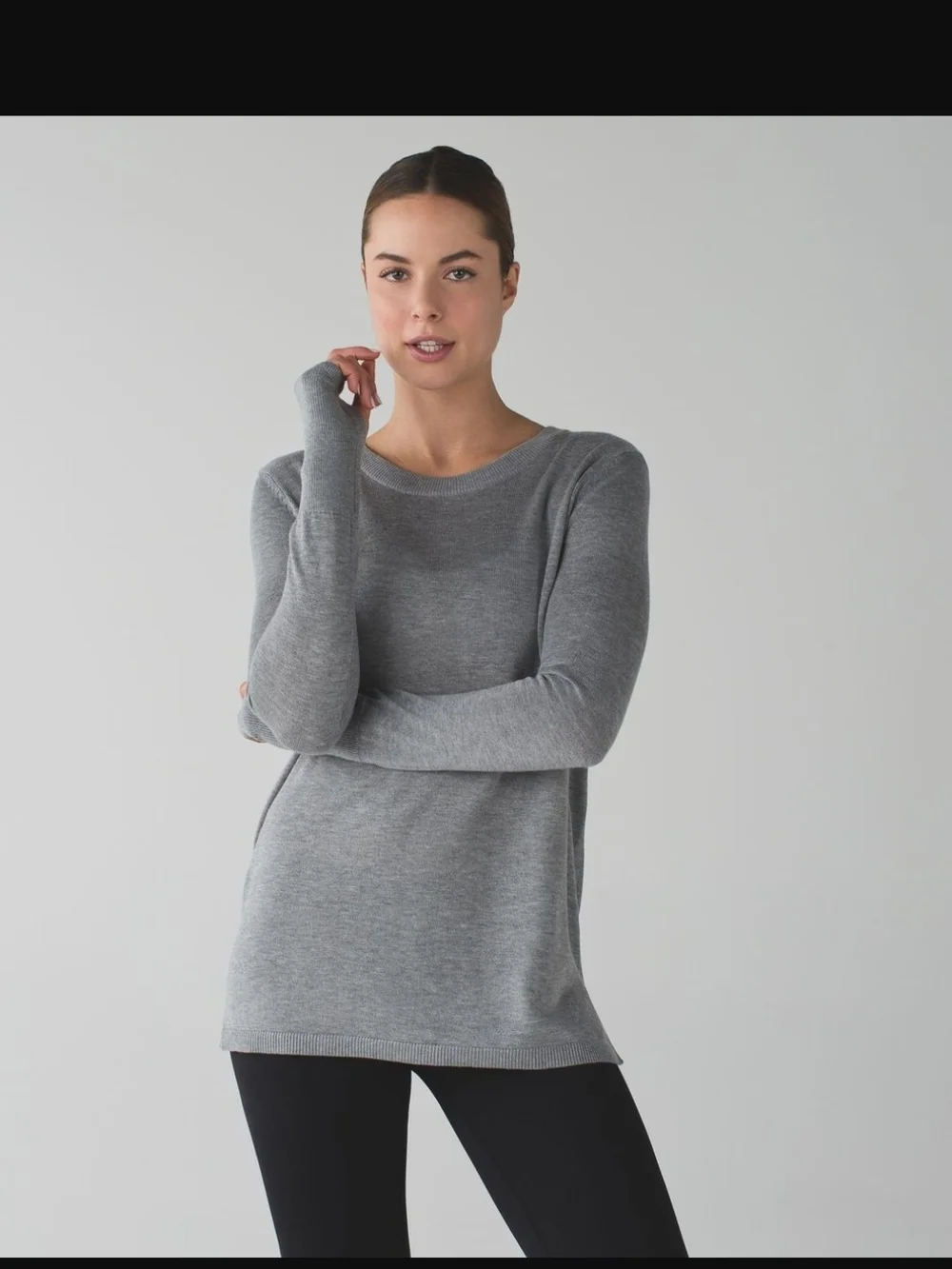lululemon athletica sweater minimalist long